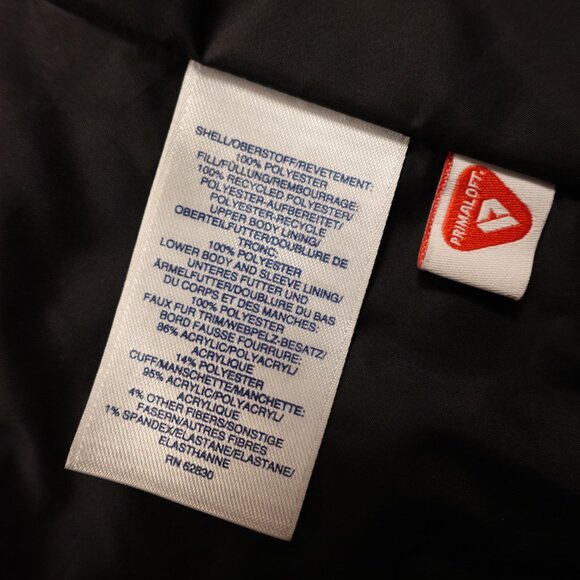 Lands’ End Insulated Cozy Fleece Lined Winter Coat Women's Small Black - Picture 11 of 12